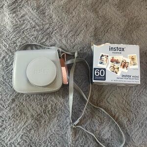 Instax Gray Camera Case with Film Pack